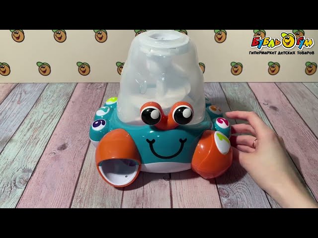 Игрушка развивающая Auby Веселый краб c 12мес - видео