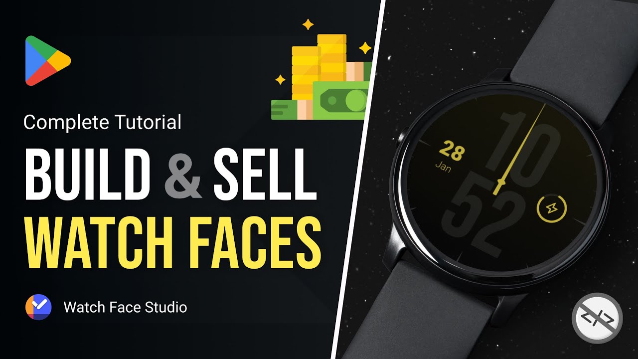Complete Guide on Building and Publishing a Watch Face for Wear-OS on Play Store - No Coding!