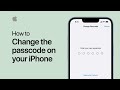 How to change the passcode on your iPhone, iPad, or iPod touch | Apple Support