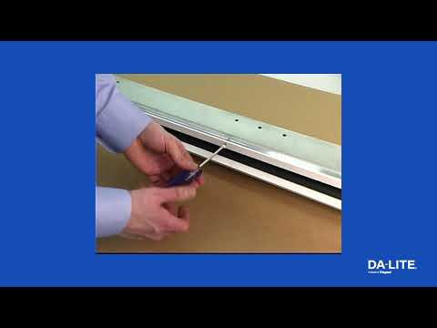 Da-Lite Designer Contour Manual Projection Screen with CSR