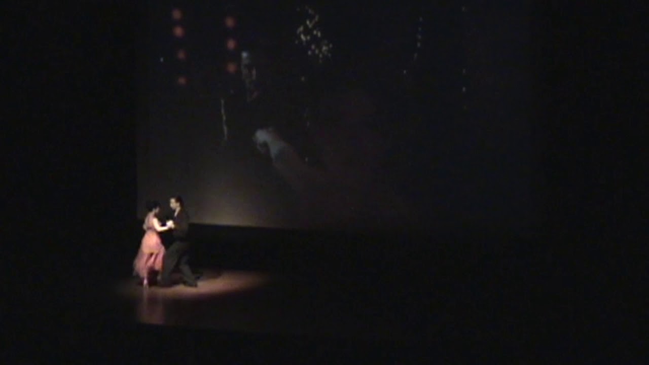 Gustavo Rosas. Tango con Guillermina Quiroga en El Show en New York.Enero 2006.U.S.A.