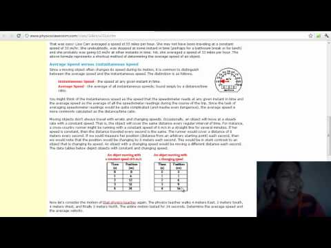 Unit 2 Motion Week 1 Lesson 4 Motion Average VS Instantaneous Speed and Velocity Physics Year 11.mp4