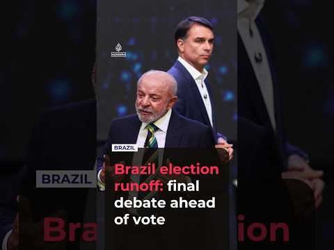 Brazil’s Lula and Flávio Bolsonaro face final debate two days before runoff