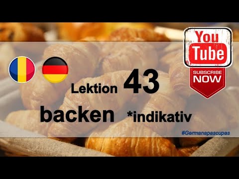 Germana pas cu pas - Lectia 43 - Verbul A COACE (trecut, prezent, viitor)