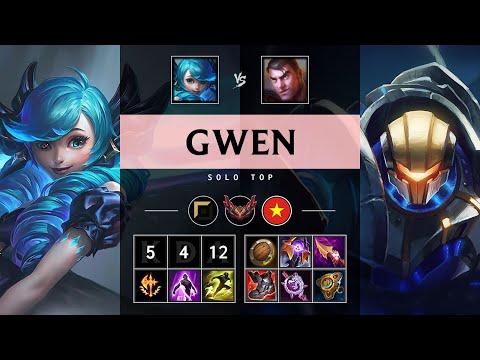 Gwen Top vs Jayce - VN Grandmaster Patch 25.20