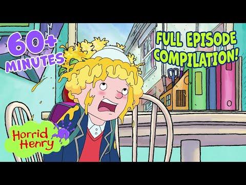 Aliens Ate My Homework CHAOS! Tall Tales Mess! | Horrid Henry FULL Episode Compilation | 60+ MINS