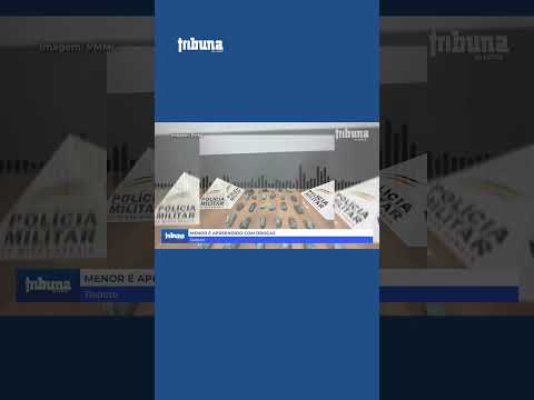 PM apreende adolescente por tráfico de drogas em Reduto