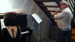 Sir James Galway accompanied by Cheryl Oxley