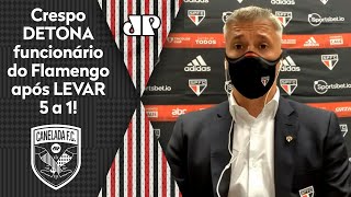 ‘Ele faltou com respeito’; Crespo detona funcionário do Flamengo após goleada