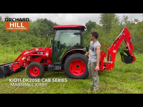 Kioti DK20SE Cab Tractor Walkthru - DK4220SE HST CAB Tractor w/ Loader & Backhoe