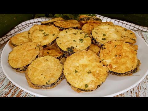 Calabacín rebozado🥒 ¡Nunca vas a Comer el Calabacín de Otra Manera! Siempre Triunfa. 💥 BRUTAL