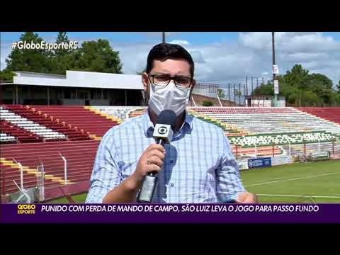 Punido com perda do mando de campo, São Luiz leva o jogo contra o Grêmio para Passo Fundo - GE