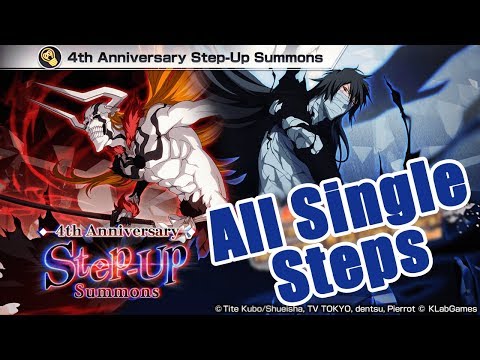 Bleach: Brave Souls! 4th Anniversary Step-Up Summons Part 2!