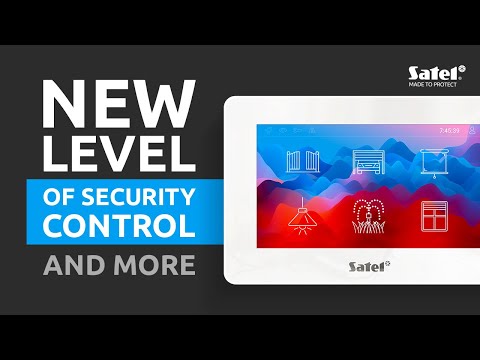 GRAFINĖ KLAVIATŪRA SIGNALIZACIJOS CENTRALEI INT-TSG2-B SATEL video