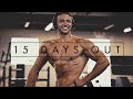 15 DAYS OUT FROM MY NATURAL MENS PHYSIQUE COMP. | FULL DAY OF EATING.