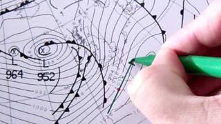 Synoptic chart wind interpretation