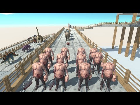 HEADLESS HULK Army Run Challenge Animal Revolt Battle Simulator