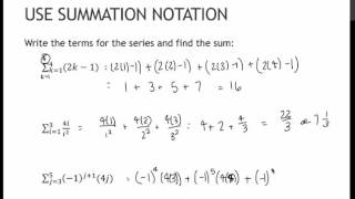 154 Use Summation Notation (8.1)