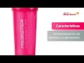 Coqueteleira Probiótica Rosa Com 600 Ml