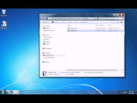 OpenOffice Writer Extract Email Addresses From Documents Software