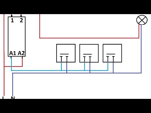 Basics of electrical engineering - bistable relay.