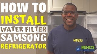 How to Install a Water Filter on a Samsung Refrigerator