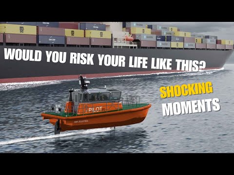 "Braving the Waves: The Untold Courage of Pilot Boat Crews 🌊🚢"