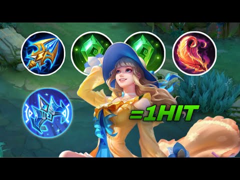 GUINEVERE HIGH TRUE DAMAGE BUILD AUTO 1 SHOT DELETE 2025! ( Guinevere best build 2025 )