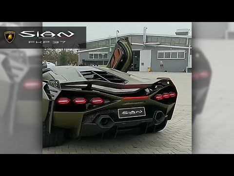 📹 V-Log | Lamborghini Sián FKP 37 Active Rear Wing