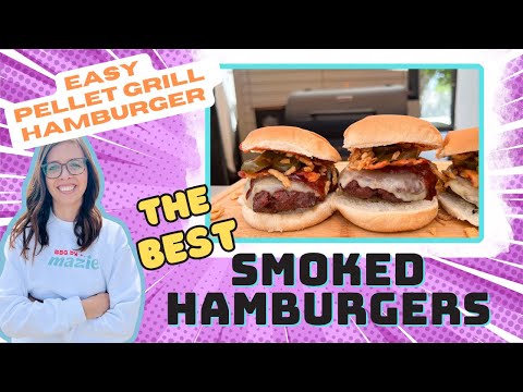 HOW TO SMOKE A HAMBURGER | Pellet Grill Burger on the Pit Boss Austin XL