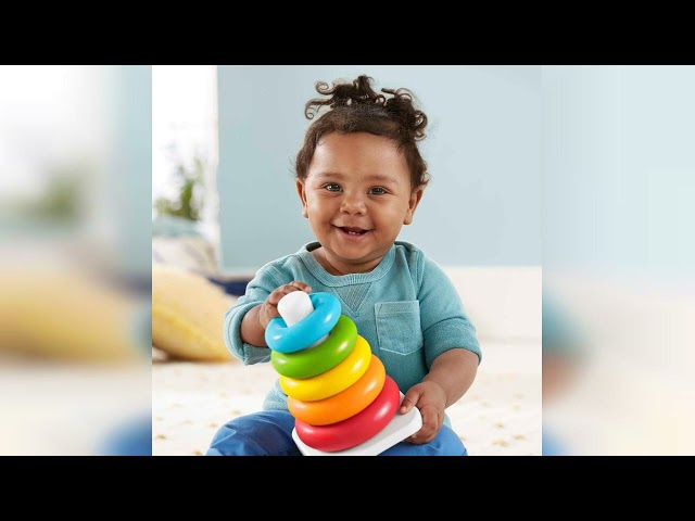 Vídeo relacionado con Fisher-Price Pirámide Balanceante Eco, Juguete para bebé mayor a 6 meses, Multicolor