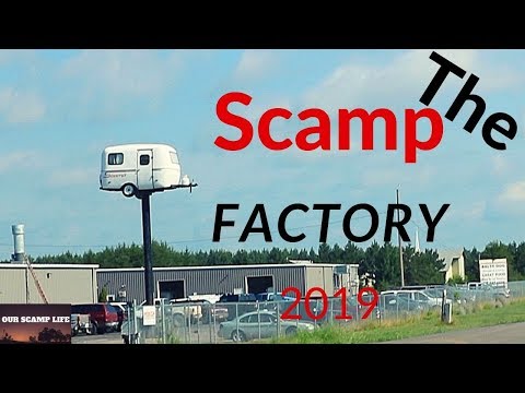 Scamp Factory tour and Repairs for our Scamp