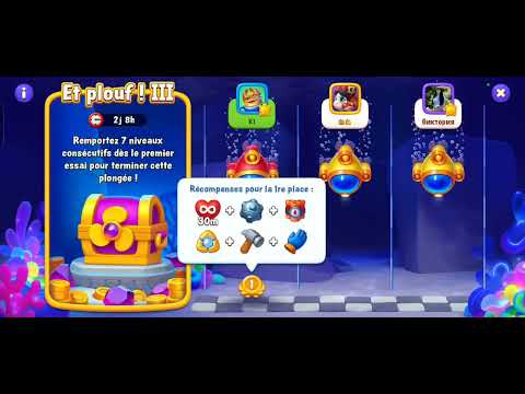 Fishdom level 8606 to 8622 / niveau 8606 au 8622