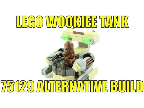 LEGO STAR WARS 75129 ALTERNATIVE BUILD WOOKIEE TANK Video