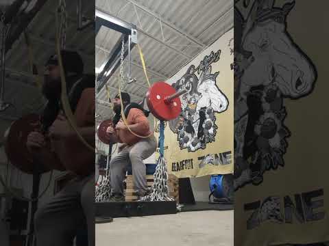 438lbs + 200lbs in Chain on the Mars Bar x 2 | 394lbs x 6