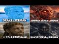 Drake Iceman Vs Kendrick Lamar Fireman Song Vs J Cole Earthman Vs Kanye West Airman
