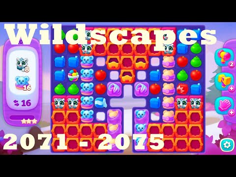 Wildscapes Level 2071 - 2075 HD Walkthrough | 3 - match game | gameplay | android | ios | pc | app