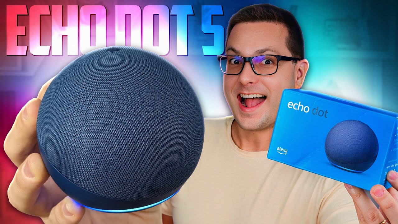 Echo Dot de 5ª GERAÇÃO é o COMPLETÃO! Sensor de TEMPERATURA e VÁRIAS novidades! Review!