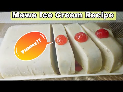 Mawa Ice Cream Recipe | Mawa Ice Cream Banane Ki Recipe | Khoya Ice Cream