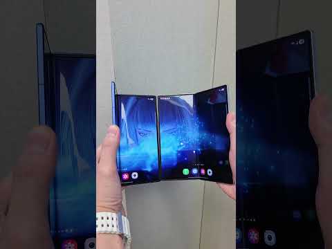 Tri-fold is still too conservative #Huaweimatext#trifold#Samsung foldable phone#unboxing
