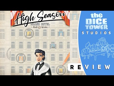 High Season Grand Austria Hotel Roll and Write Review - Lighter and Write er