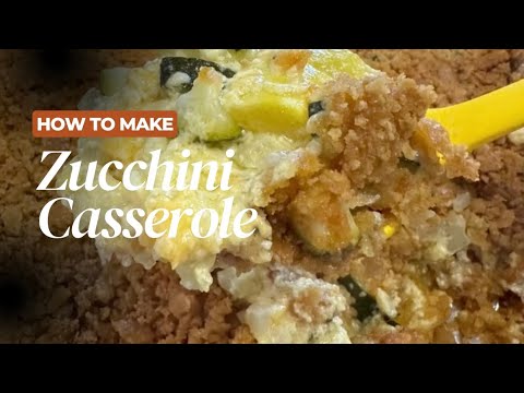 How To Make Zucchini Casserole (can be substituted with broccoli or any other vegetables)