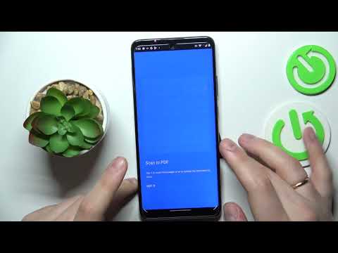 How to Scan a Document and Make it into a PDF File on the MOTOROLA One 5G Ace