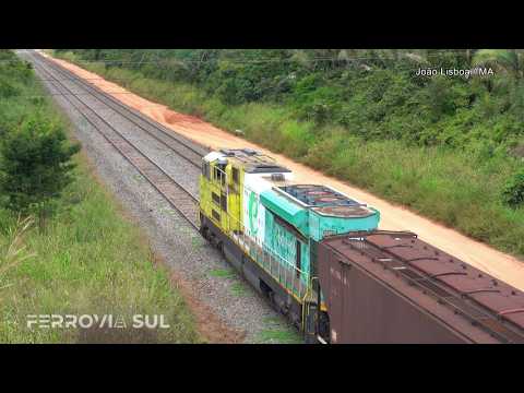 Locomotiva SD70ACe Eldorado rodando na Ferrovia Norte-Sul
