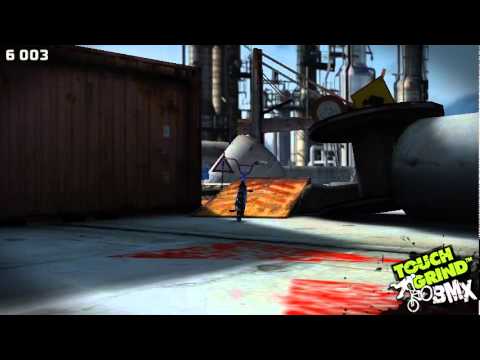 Touchgrind BMX: The Docks | Ride through the left side hole of the broken pipe! - Touchgrind BMX