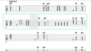 ALBERT KING ● Driving Wheel [ Isolated Guitar 2 + TAB ]