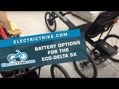 Electric Trike | Battery Options for the Sunseeker Eco-Delta SX Trike.