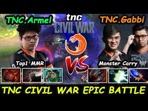 TNC CIVIL WAR !! ARMEL [Alchemist] vs Gabbi [FACELESS VOID] EPICBATTLE Dota 2 pro Gameplay
