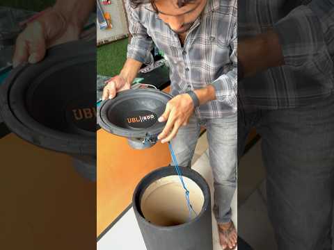 JBL 1300Wats Basstube Fitting Install #shorts #JBLBastube #caraccessories #carlover