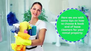 How To Choose & Book End Of Lease Cleaners For Your Rental Property